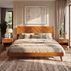 Gazelle Solid Wood Bed Frame