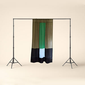 Modern Window Curtains - GREEN MEADOW 1
