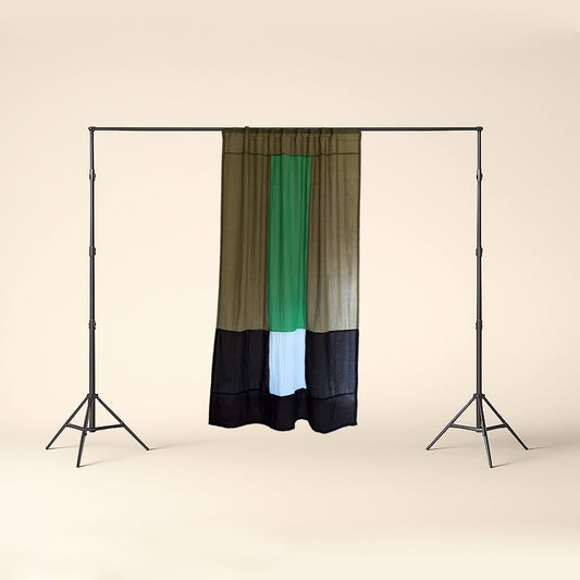 Modern Window Curtains - GREEN MEADOW 1