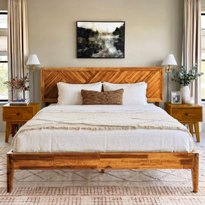 Sierra Deluxe Solid Wood Bed Frame