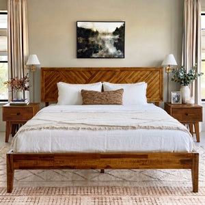 Sierra Deluxe Solid Wood Bed Frame