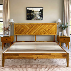 Sierra Deluxe Solid Wood Bed Frame