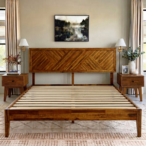 Sierra Deluxe Solid Wood Bed Frame