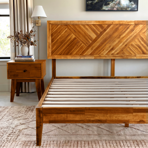Sierra Deluxe Solid Wood Bed Frame