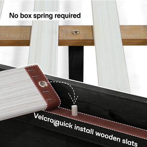 Aurora Solid Wood Bed Frame