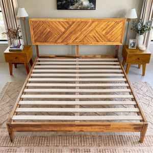 Sierra Deluxe Solid Wood Bed Frame