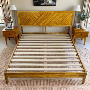 Sierra Deluxe Solid Wood Bed Frame