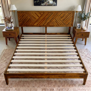 Sierra Deluxe Solid Wood Bed Frame