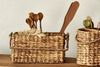 Panier de table en jacinthe d'eau