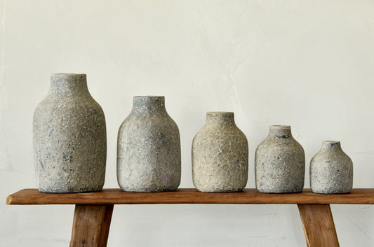 Martha - Set of 5 Terracotta Pots