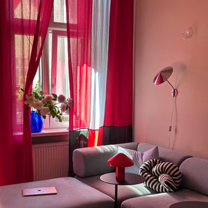 Modern Window Curtains - POPPY FIELDS 5