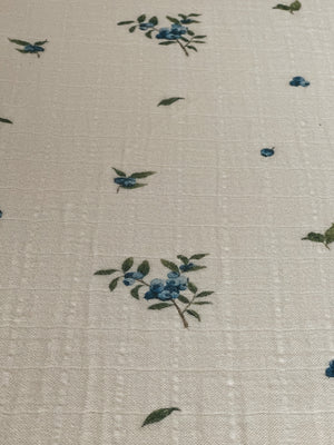 Organic Cotton Muslin Comforter & Pillowcase Set - Blueberry