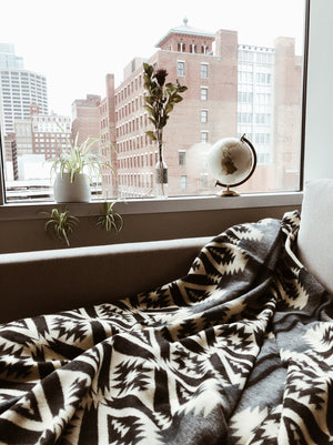 Couverture Quichua - Échelle de gris