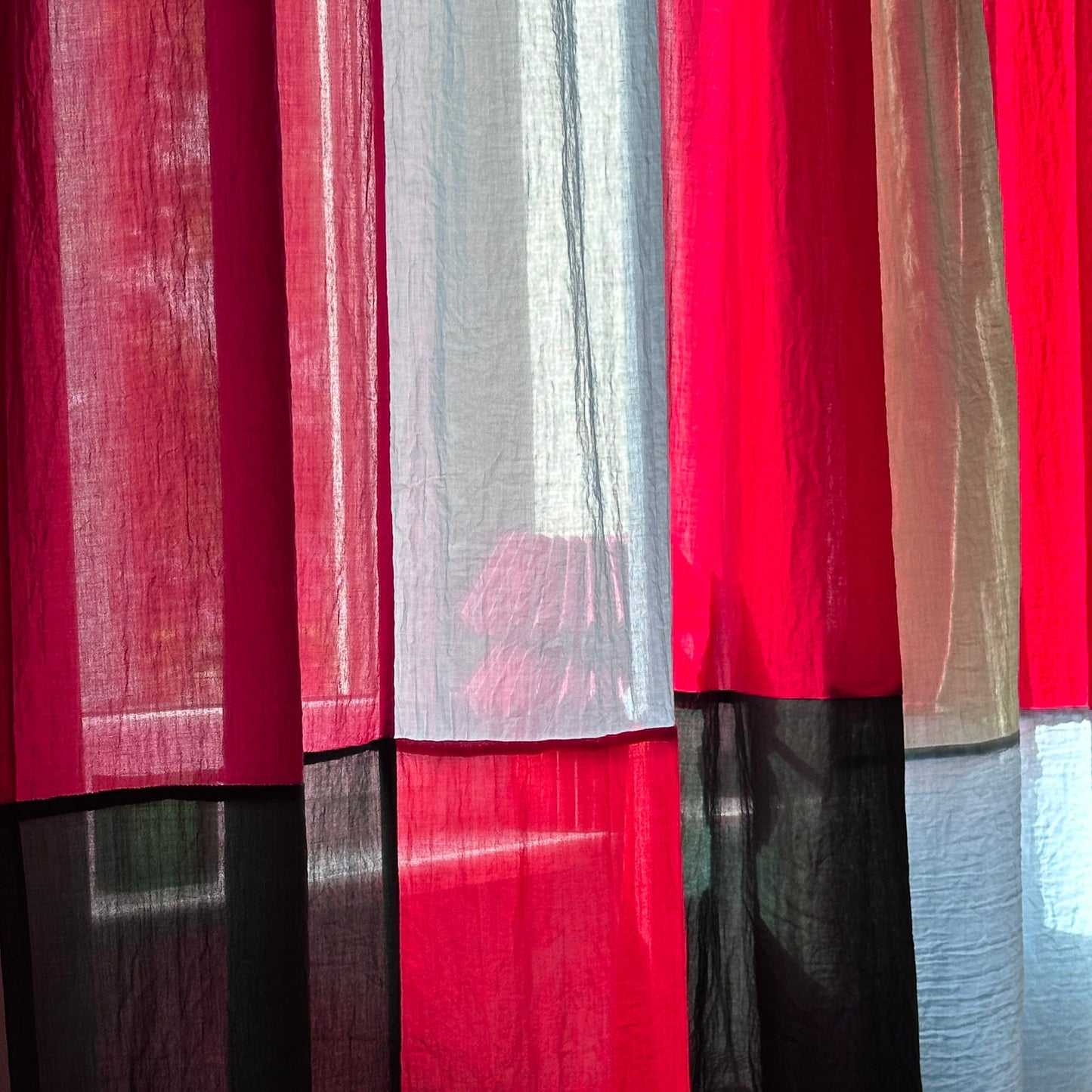 Modern Window Curtains - POPPY FIELDS 5