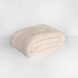 Primrose Pink Solid Double Layered Print Extended Throw