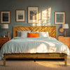 Acacia Sierra Deluxe Solid Wood Bed Frame