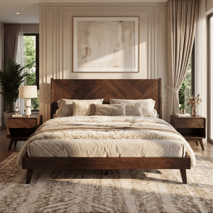 Gazelle Solid Wood Bed Frame