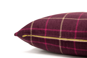Vino Check Cushion Cover