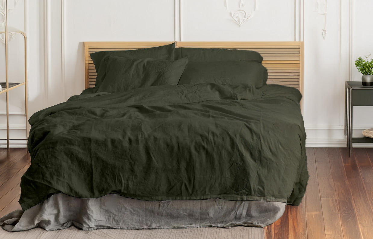 Pure Linen Duvet Cover Sets-17