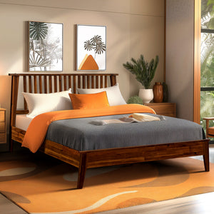 Kaylin Solid Wood Bed Frame