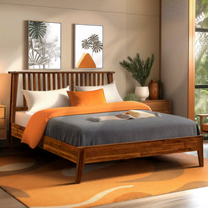 Kaylin Solid Wood Bed Frame