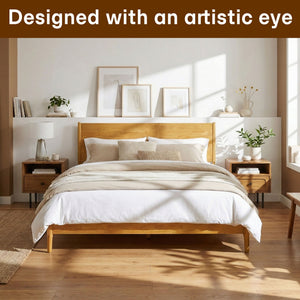 Haven Solid Wood Bed Frame