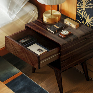 Laden Solid Wood Nightstand