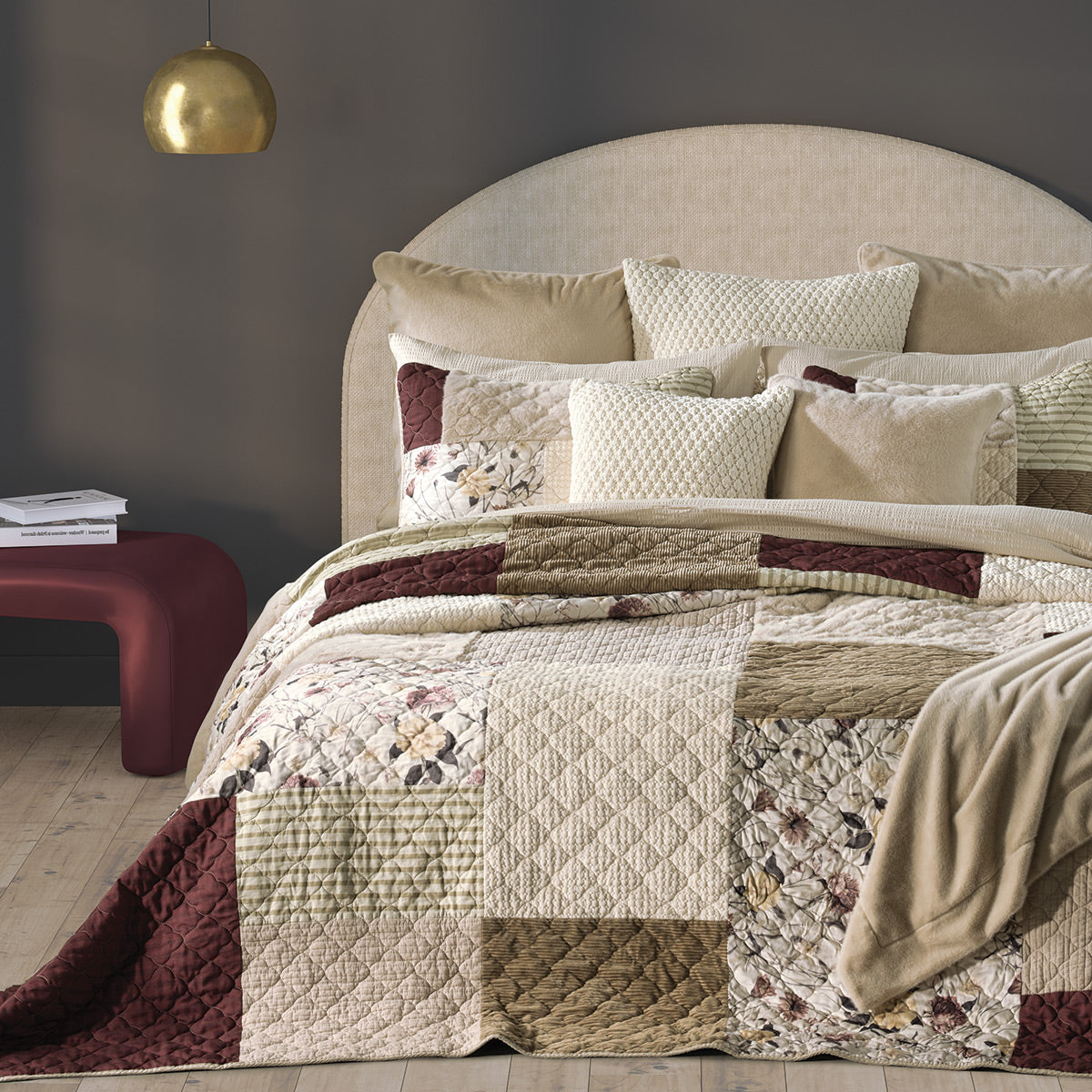 Pomegranate Patchwork Quilt