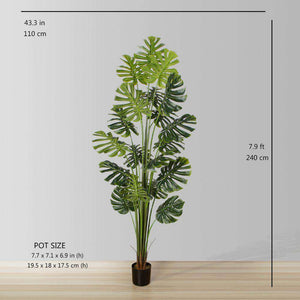 Rita Artificial Monstera Potted Plant (Multiple Sizes)