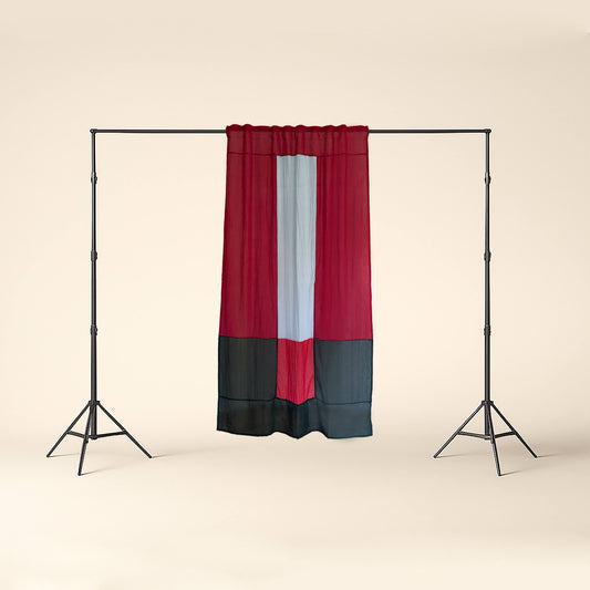 Modern Window Curtains - POPPY FIELDS 1