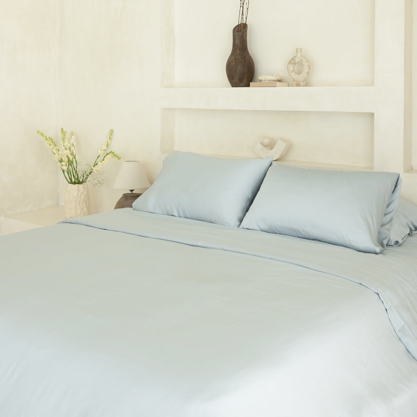 Organic Bamboo Sateen Duvet Cover Set