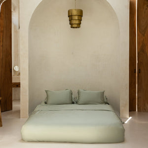 Organic Bamboo Sateen Duvet Cover Set