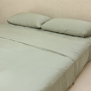 Organic Bamboo Sateen Duvet Cover Set