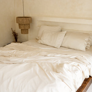 Organic Bamboo Sateen Bed Sheet Set