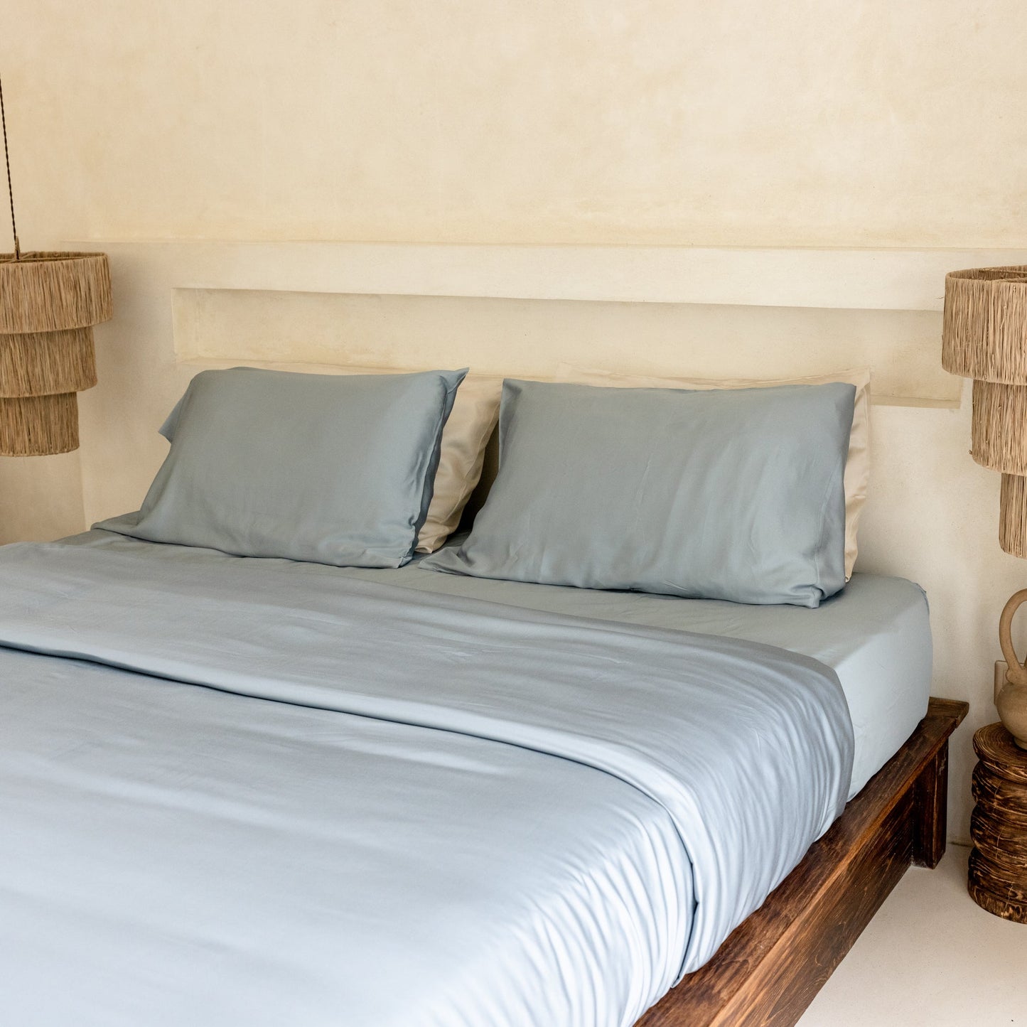 Organic Bamboo Sateen Bed Sheet Set