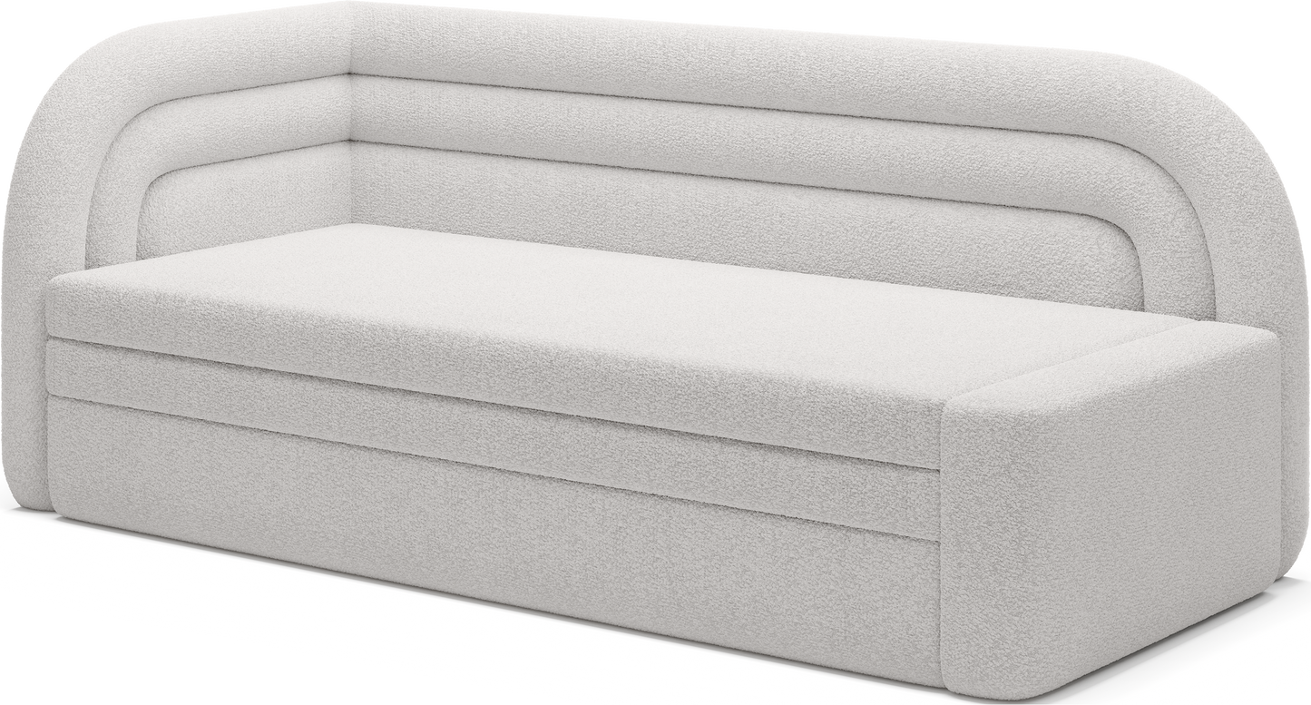 Fabillo Storage Sleeper Sofa - Pearl White