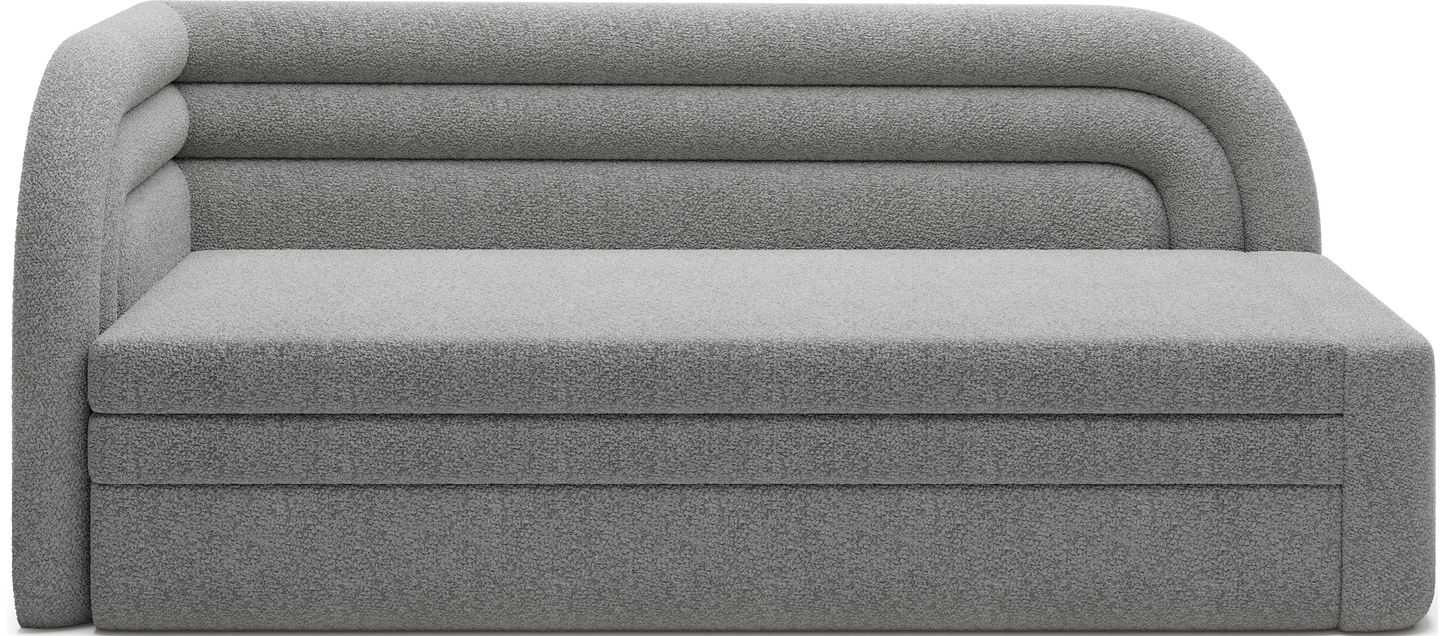 Fabillo Storage Sleeper Sofa - Light Grey