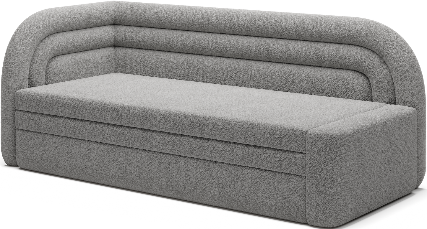 Fabillo Storage Sleeper Sofa - Light Grey