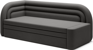 Fabillo Storage Sleeper Sofa - Dark Grey