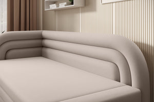 Fabillo Storage Sleeper Sofa - Beige