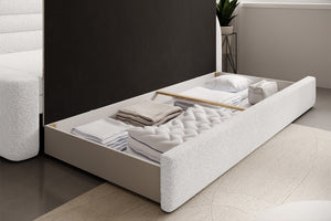 Fabillo Storage Sleeper Sofa - Pearl White