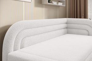 Fabillo Storage Sleeper Sofa - Pearl White