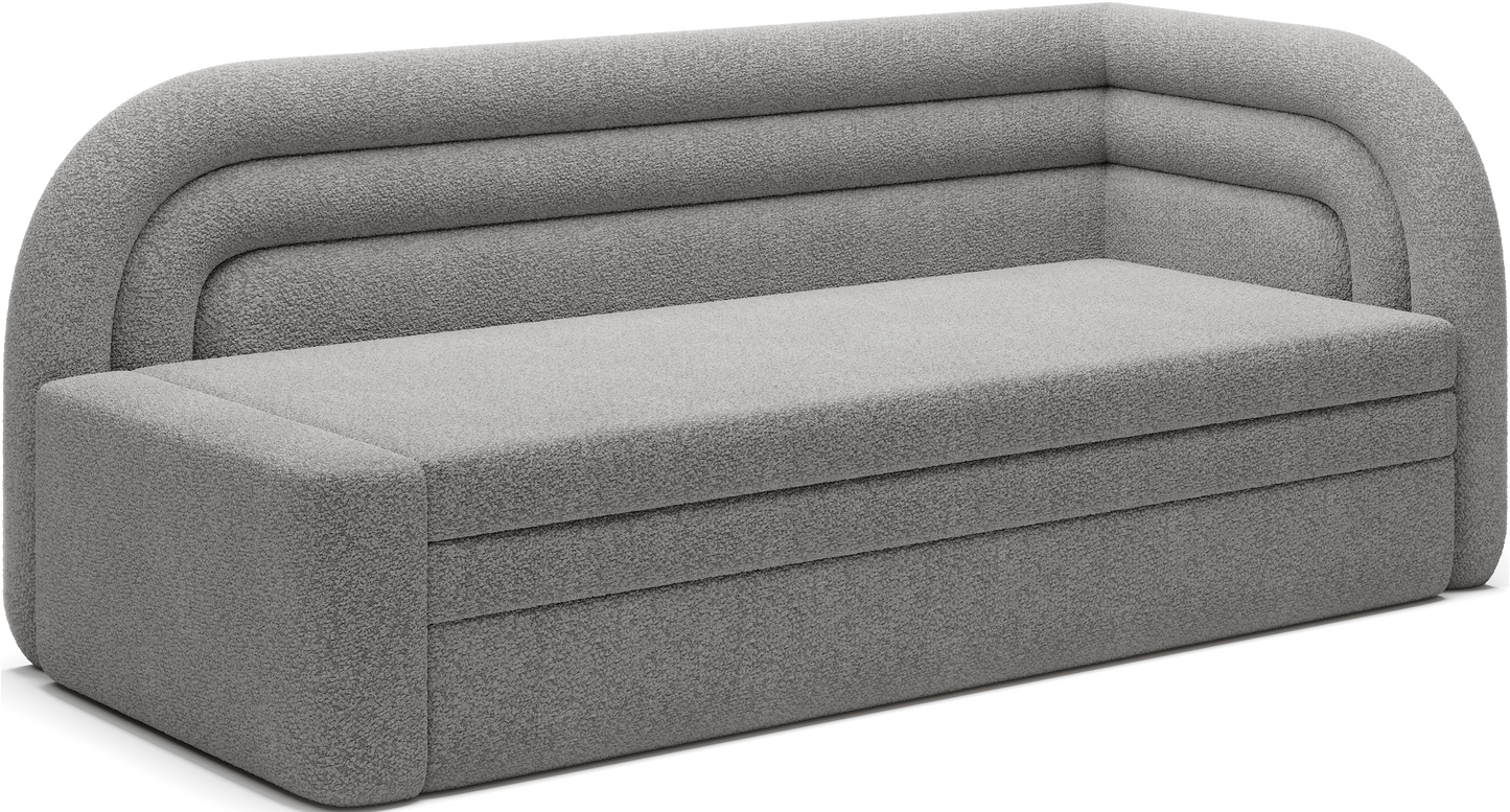 Fabillo Storage Sleeper Sofa - Light Grey