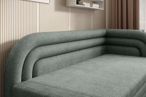 Fabillo Storage Sleeper Sofa - Moss Green