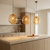 SOL Large Glass Pendant Light for Kitchen Island, Dining Room & Modern Interiors