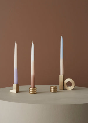 Savi Candleholder - Solid Brass - Brass