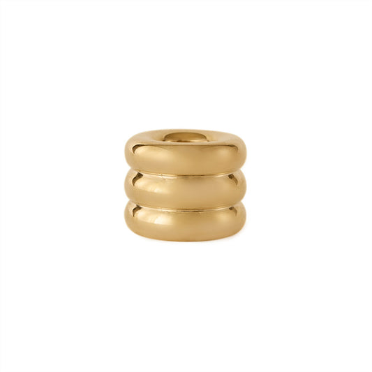 Savi Candleholder - Solid Brass - Brass