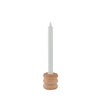 Savi Ceramic Candleholder - High - Beige