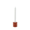 Savi Ceramic Candleholder - High - Nutmeg