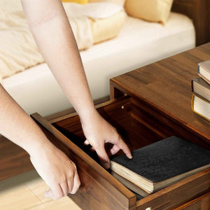 Sofia 1-Drawer Solid Wood Nightstand